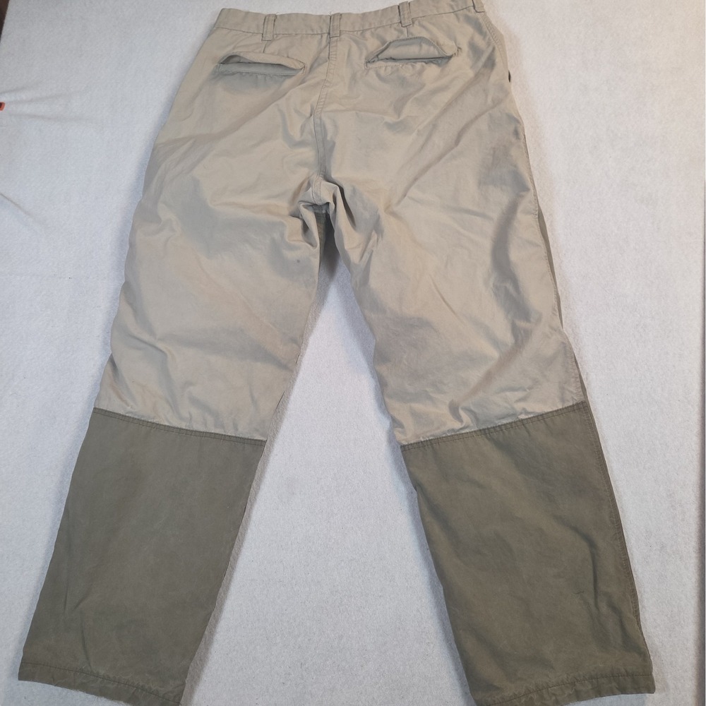 Vintage CC Filson Hunting Pants 34x30 Style 1457 Made In USA Waxed Cloth Brush - Picture 11 of 14